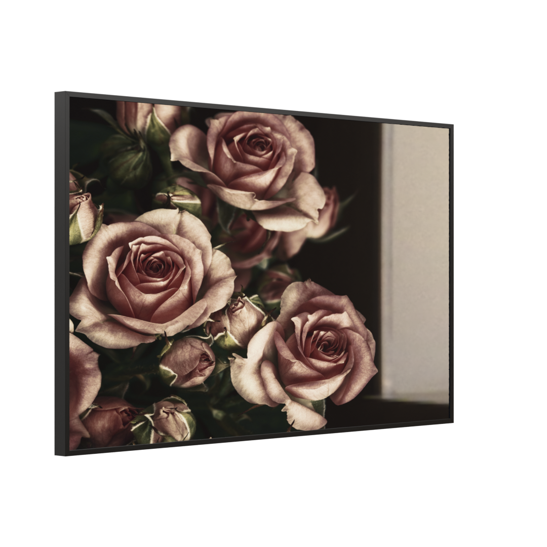 Deko Glas Wandbild Motiv 007 Rosen