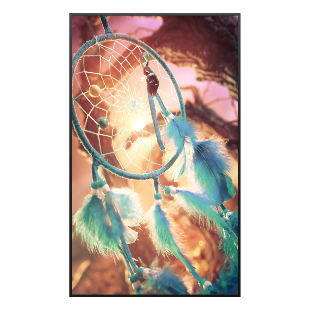 Deko Glas Wandbild Motiv 015H Traumfänger