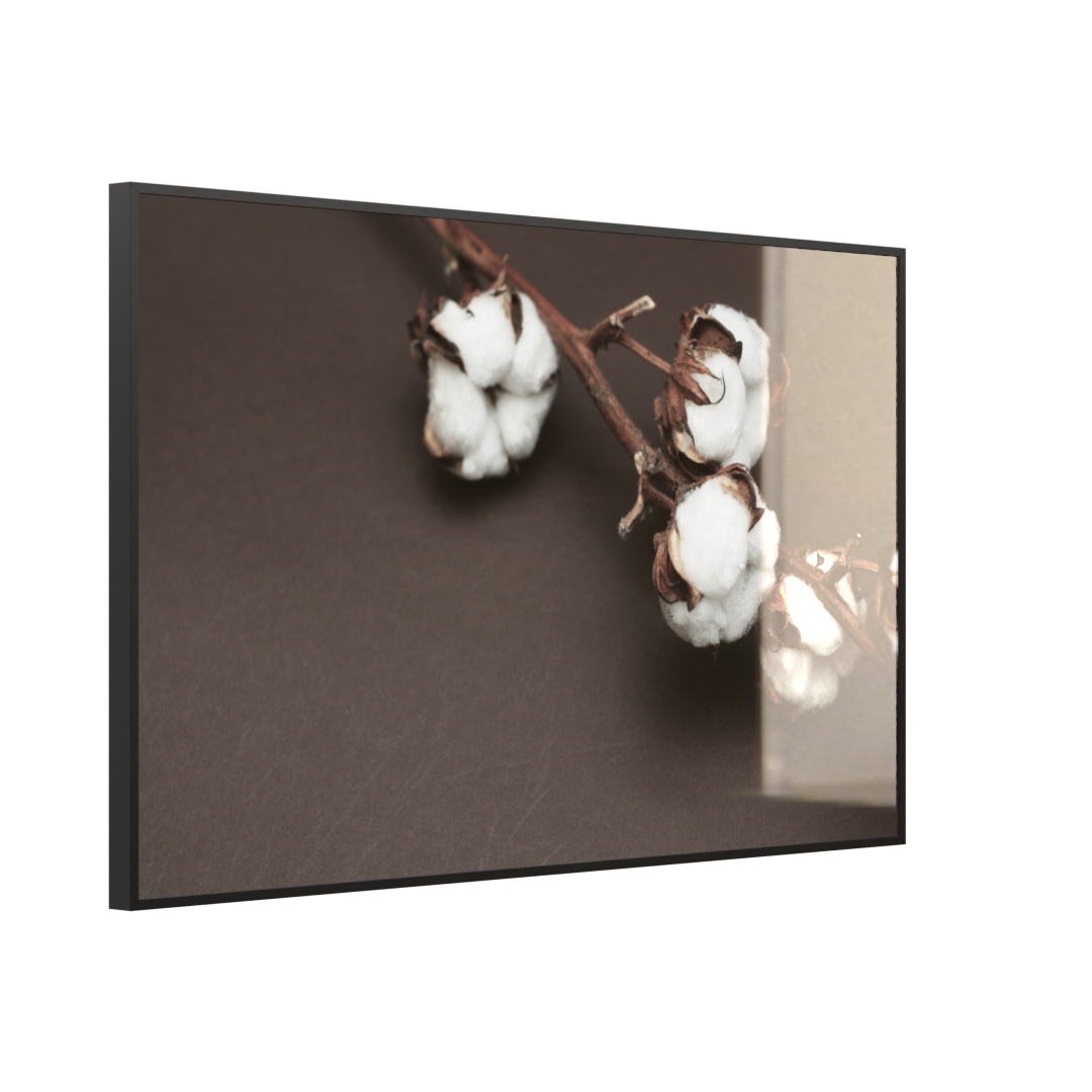 Deko Glas Wandbild Motiv 020 Baumwollpflanze