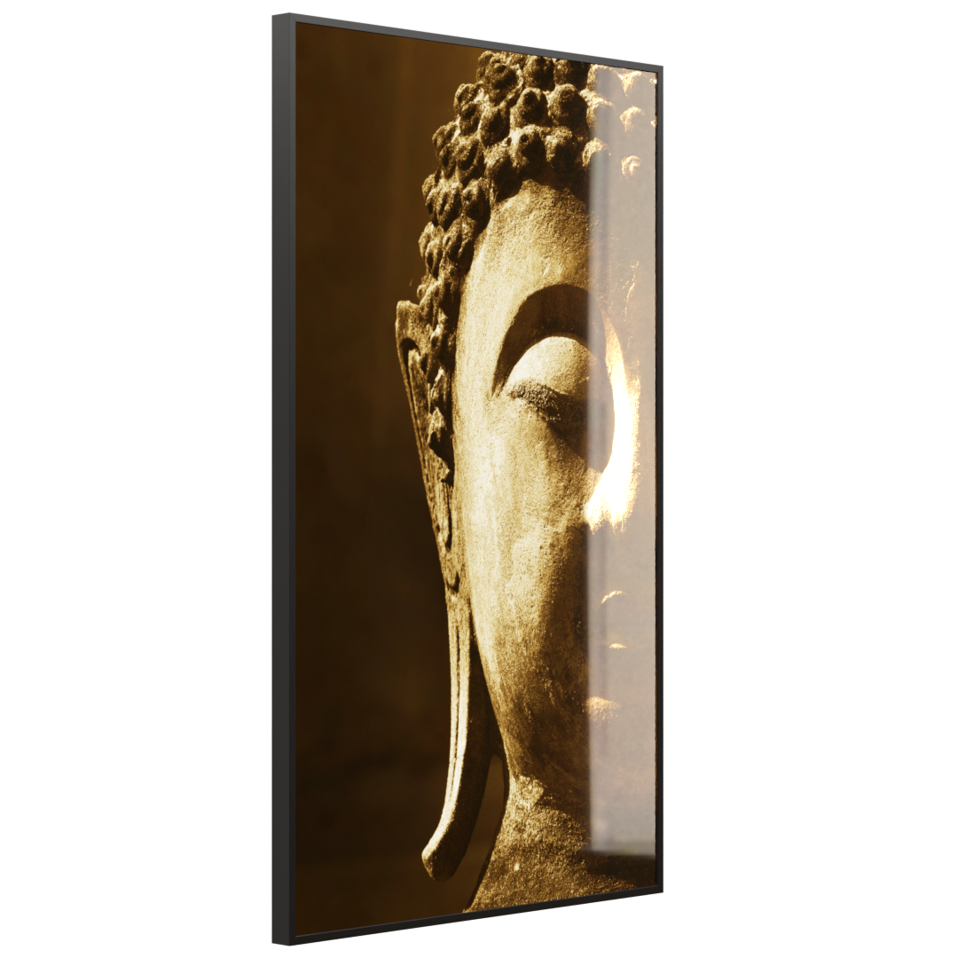 Deko Glas Wandbild Motiv 025H Buddha