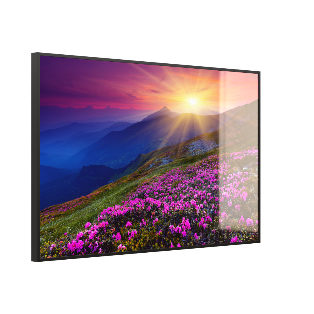 Deko Glas Wandbild Motiv 033 Sommerberg