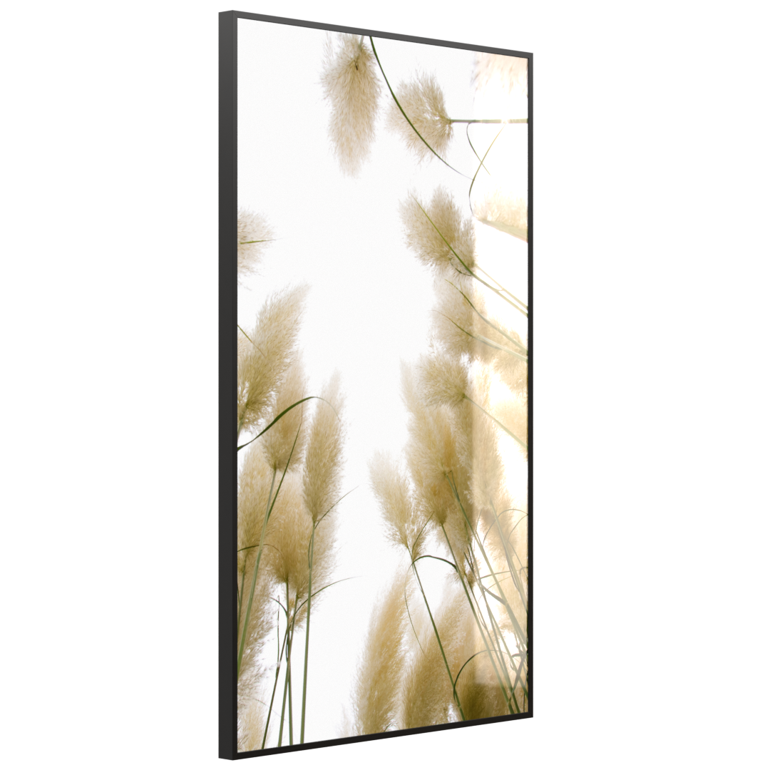 Deko Glas Wandbild Motiv 043H Röhricht