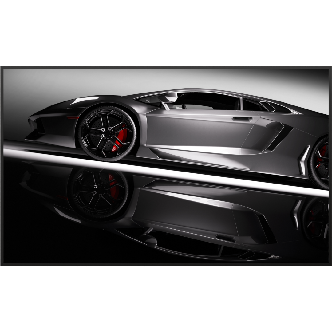 Deko Glas Wandbild Motiv 045 Sportwagen