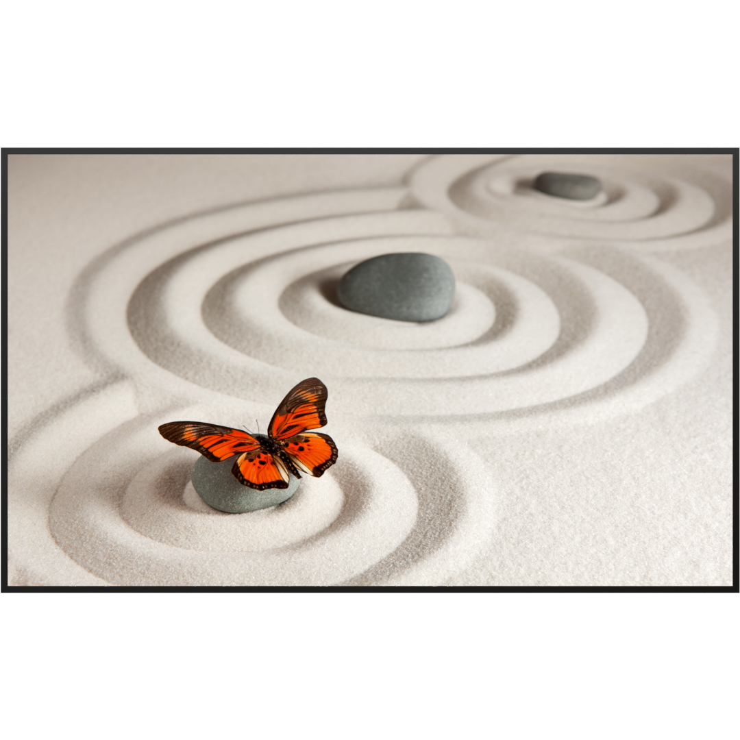 Deko Glas Wandbild Motiv 047 Zen-Steine