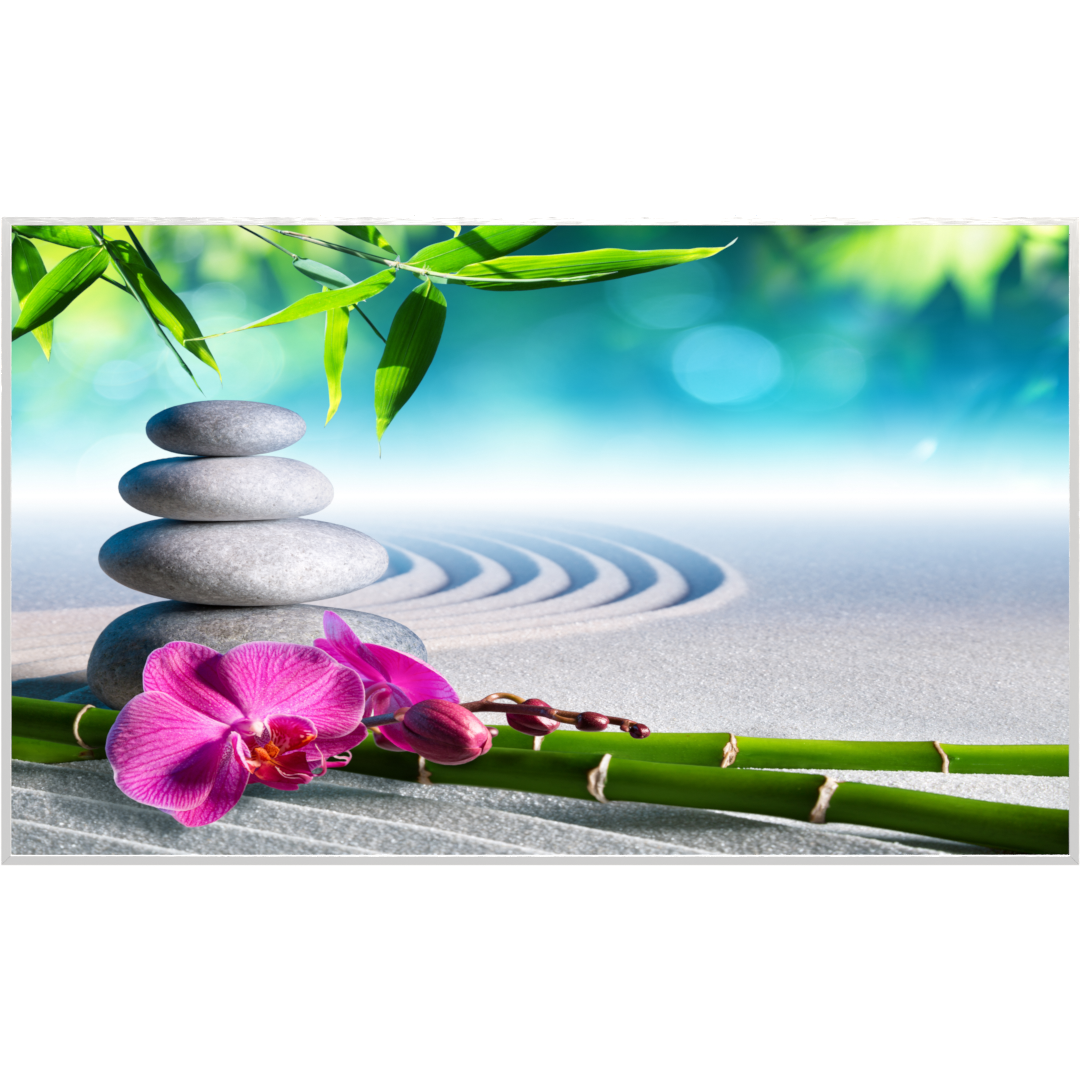 Deko Glas Wandbild Motiv 059 Zen Garten