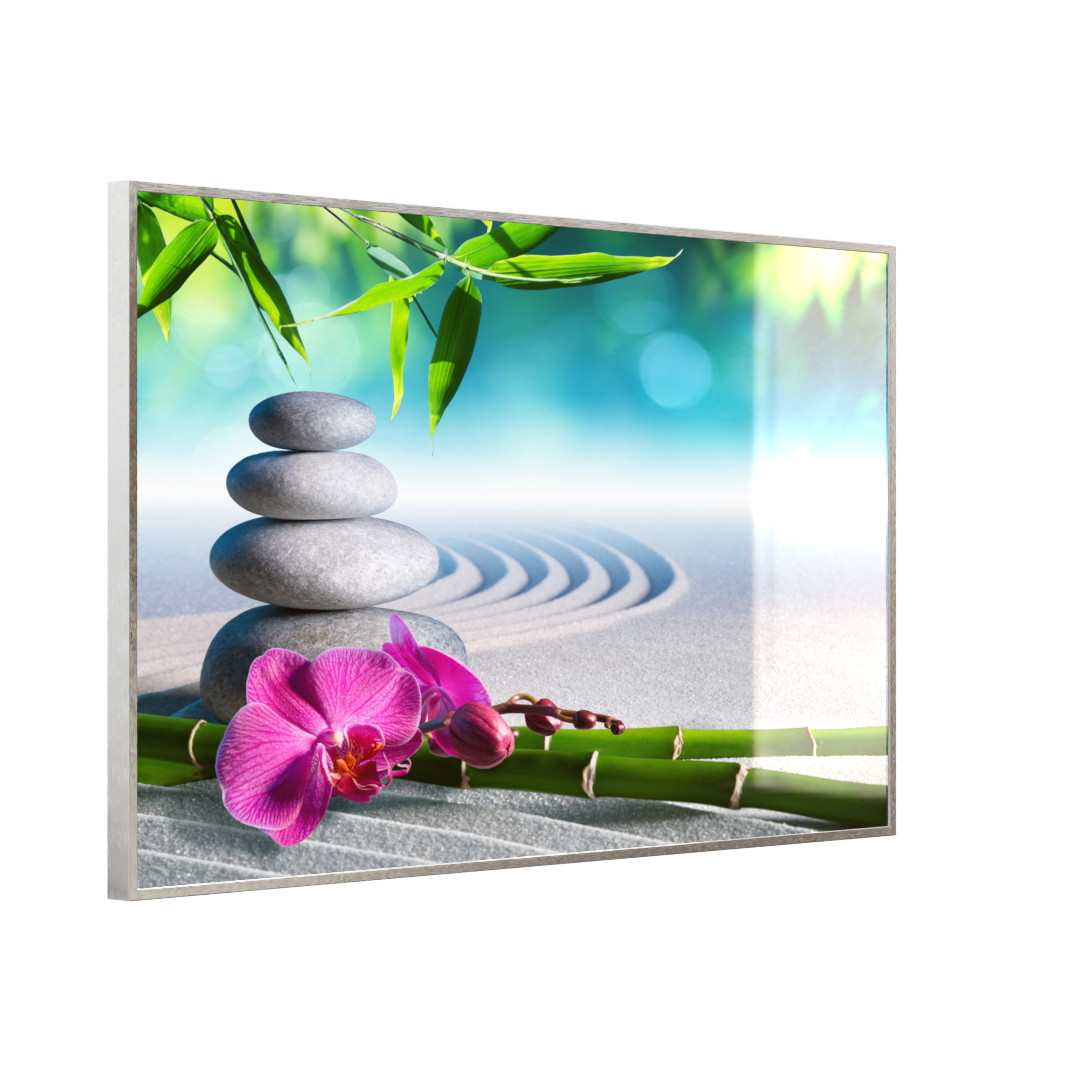 Deko Glas Wandbild Motiv 059 Zen Garten