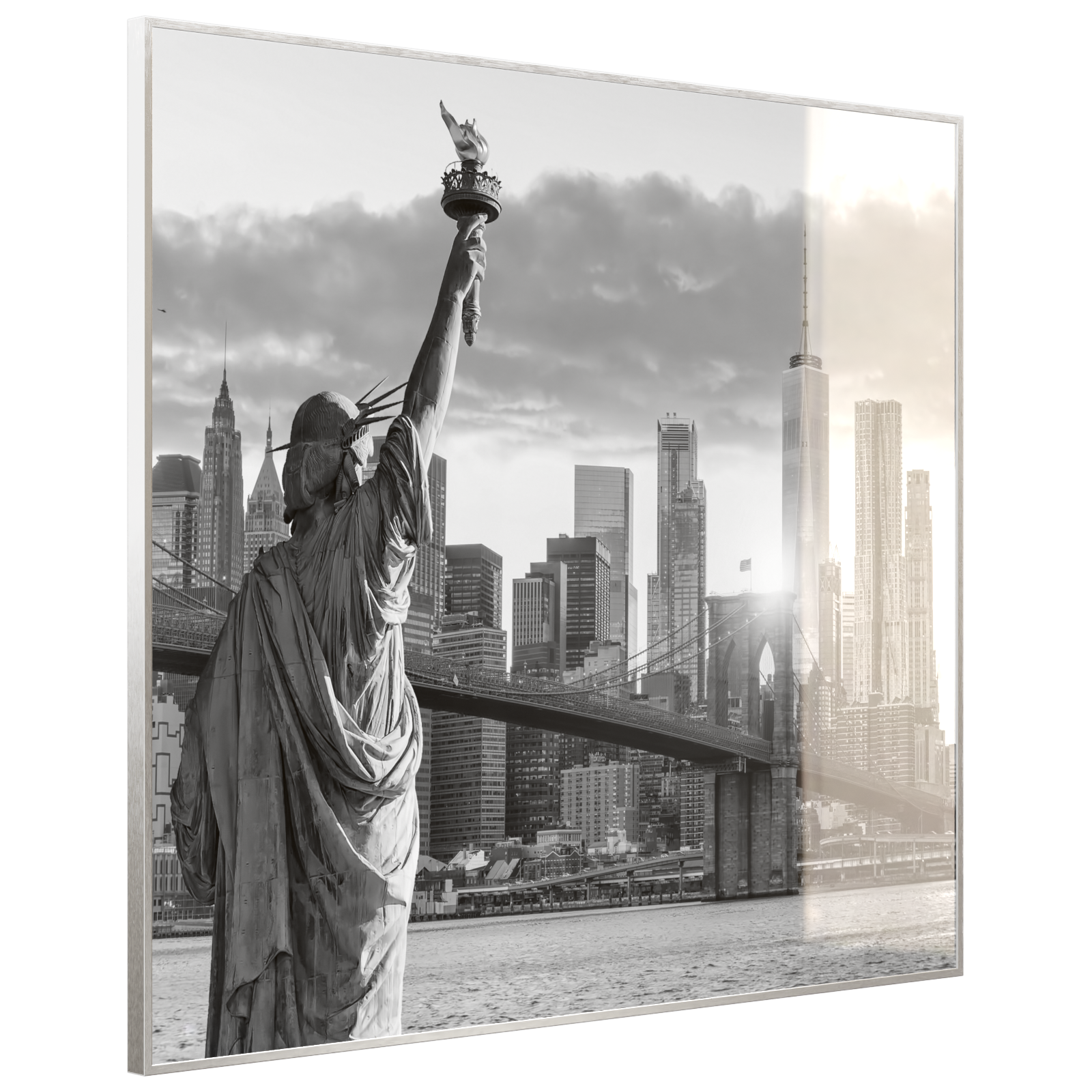 Deko Glas Wandbild Motiv 014 New York Freiheitsstatue