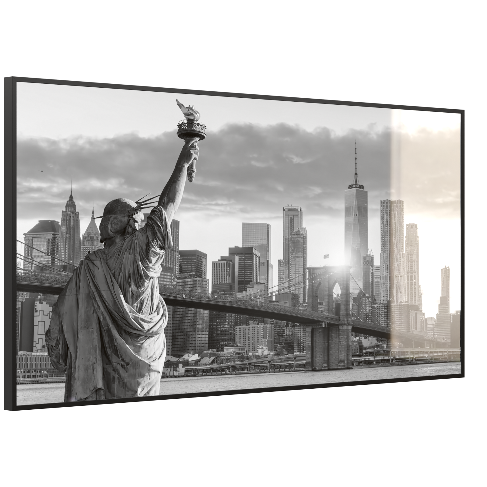 Deko Glas Wandbild Motiv 014 New York Freiheitsstatue