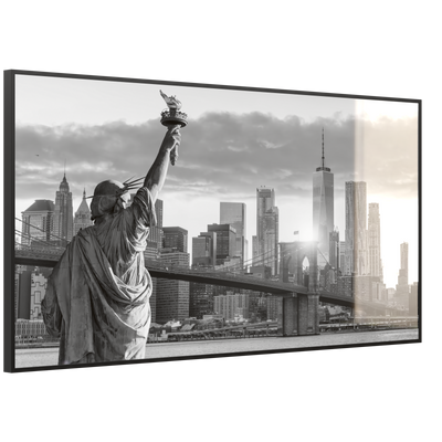 STEINFELD Deko Glas Wandbild Motiv 014 New York Freiheitsstatue