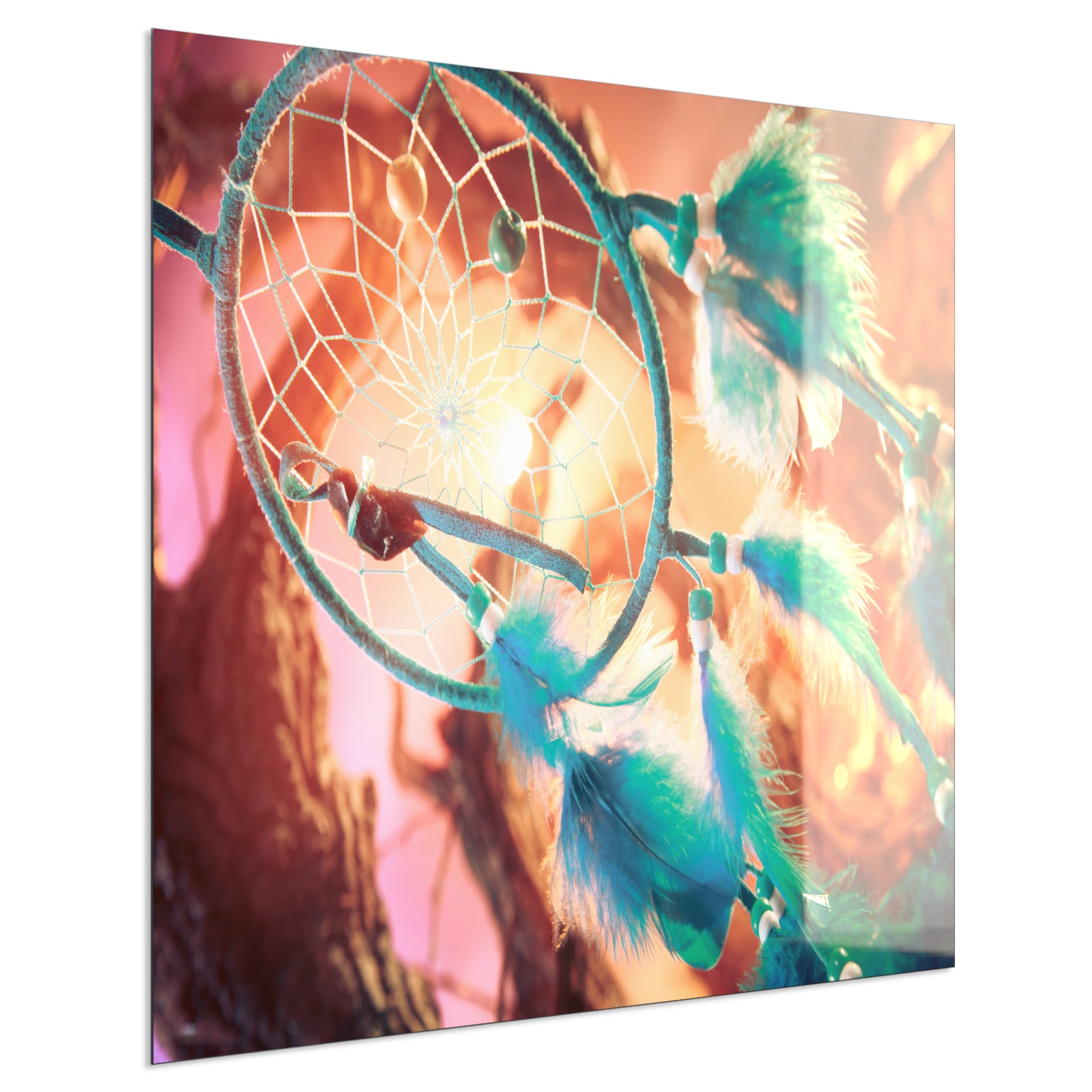 Deko Glas Wandbild Motiv 015 Traumfänger