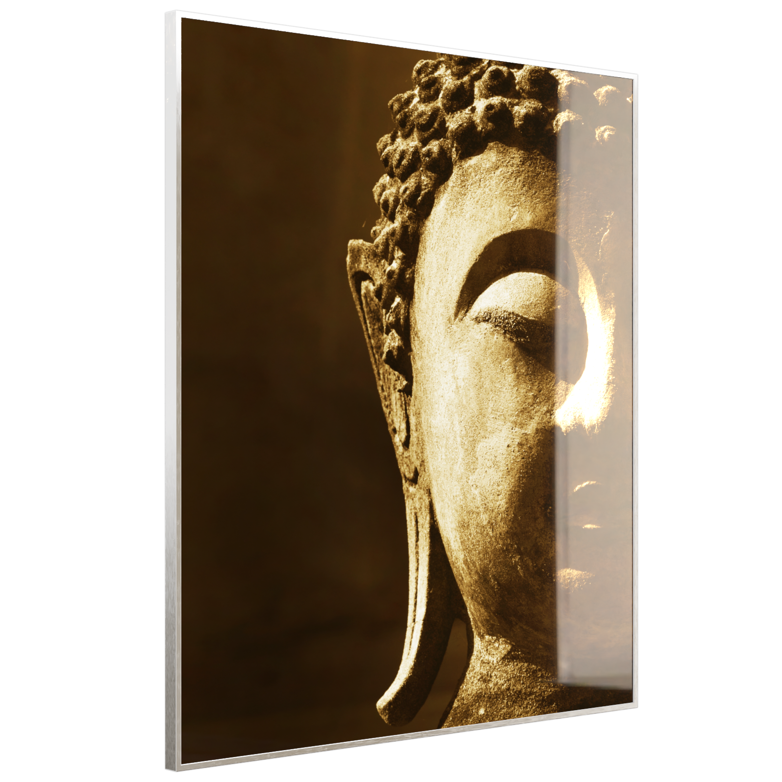 Deko Glas Wandbild Motiv 025H Buddha