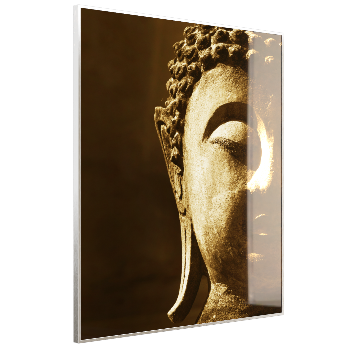 STEINFELD Deko Glas Wandbild Motiv 025H Buddha