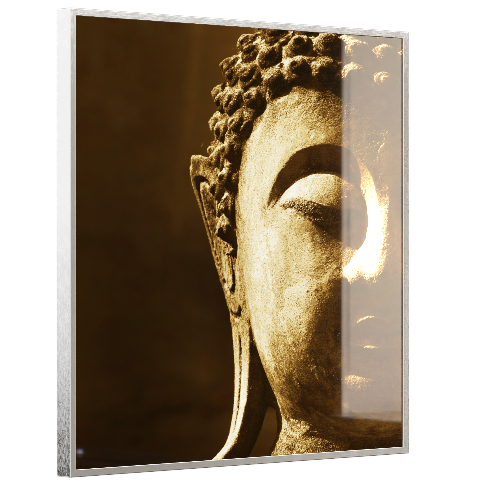 Deko Glas Wandbild Motiv 025H Buddha