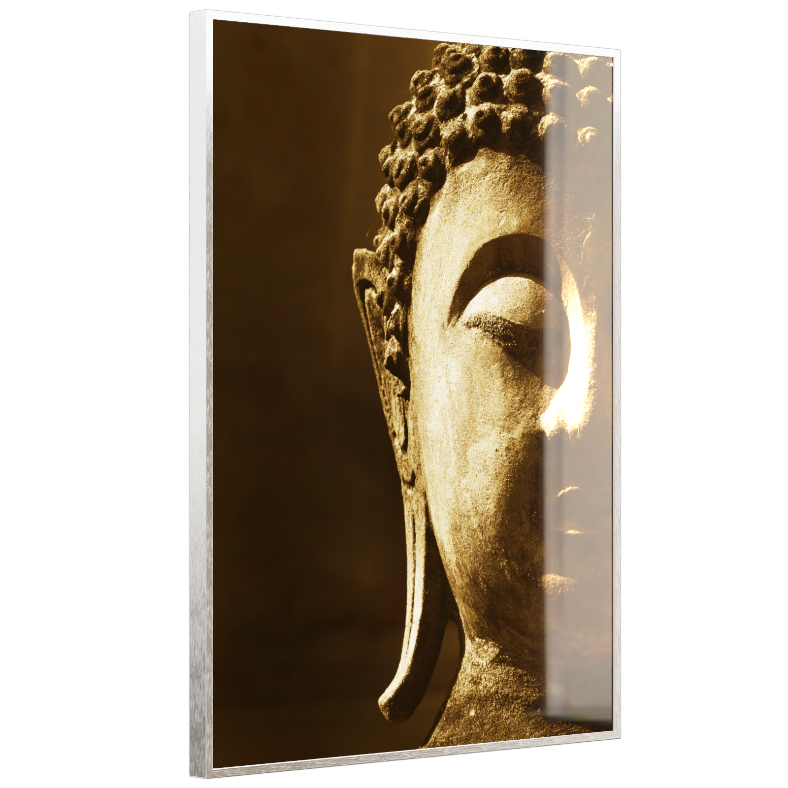 Deko Glas Wandbild Motiv 025H Buddha