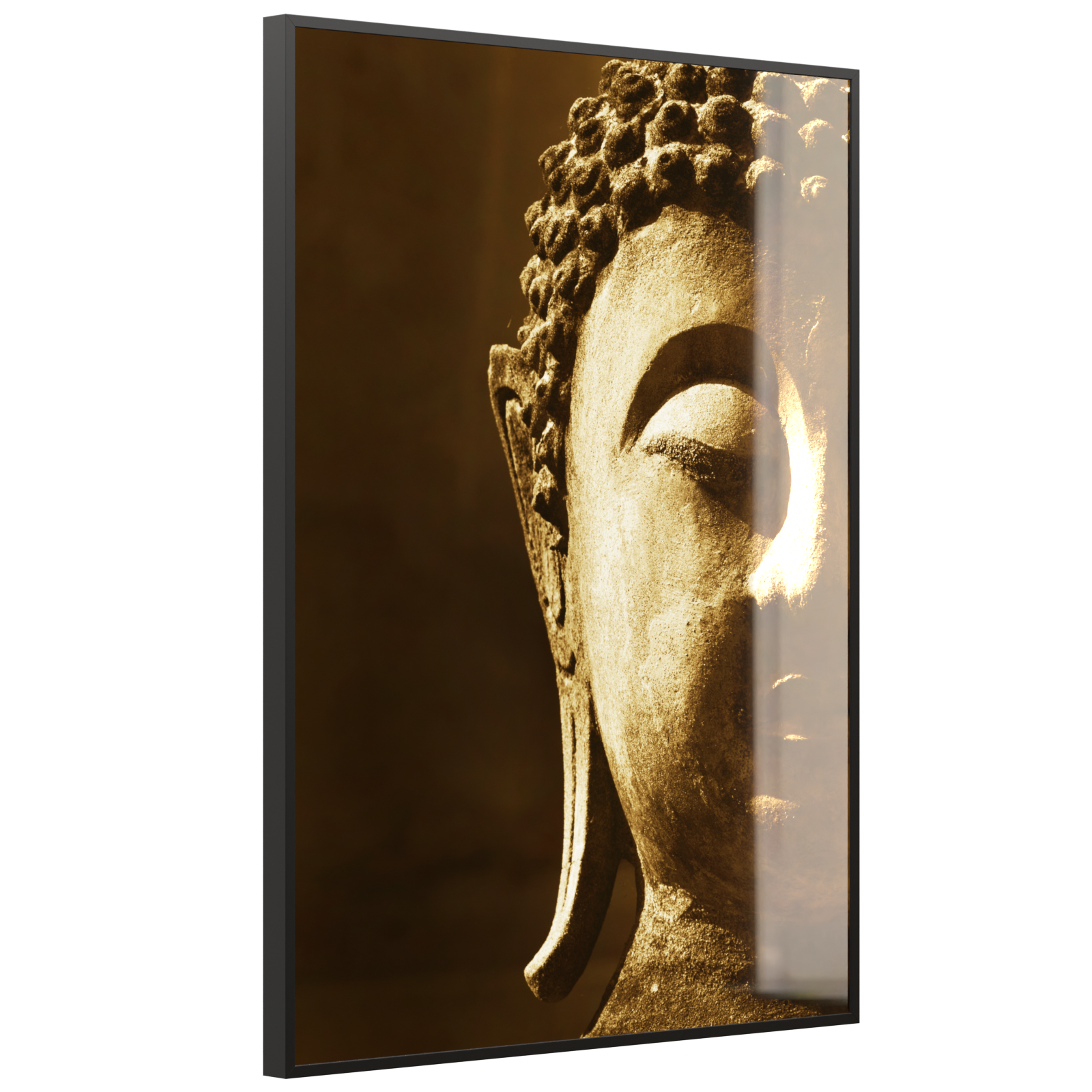 Deko Glas Wandbild Motiv 025H Buddha