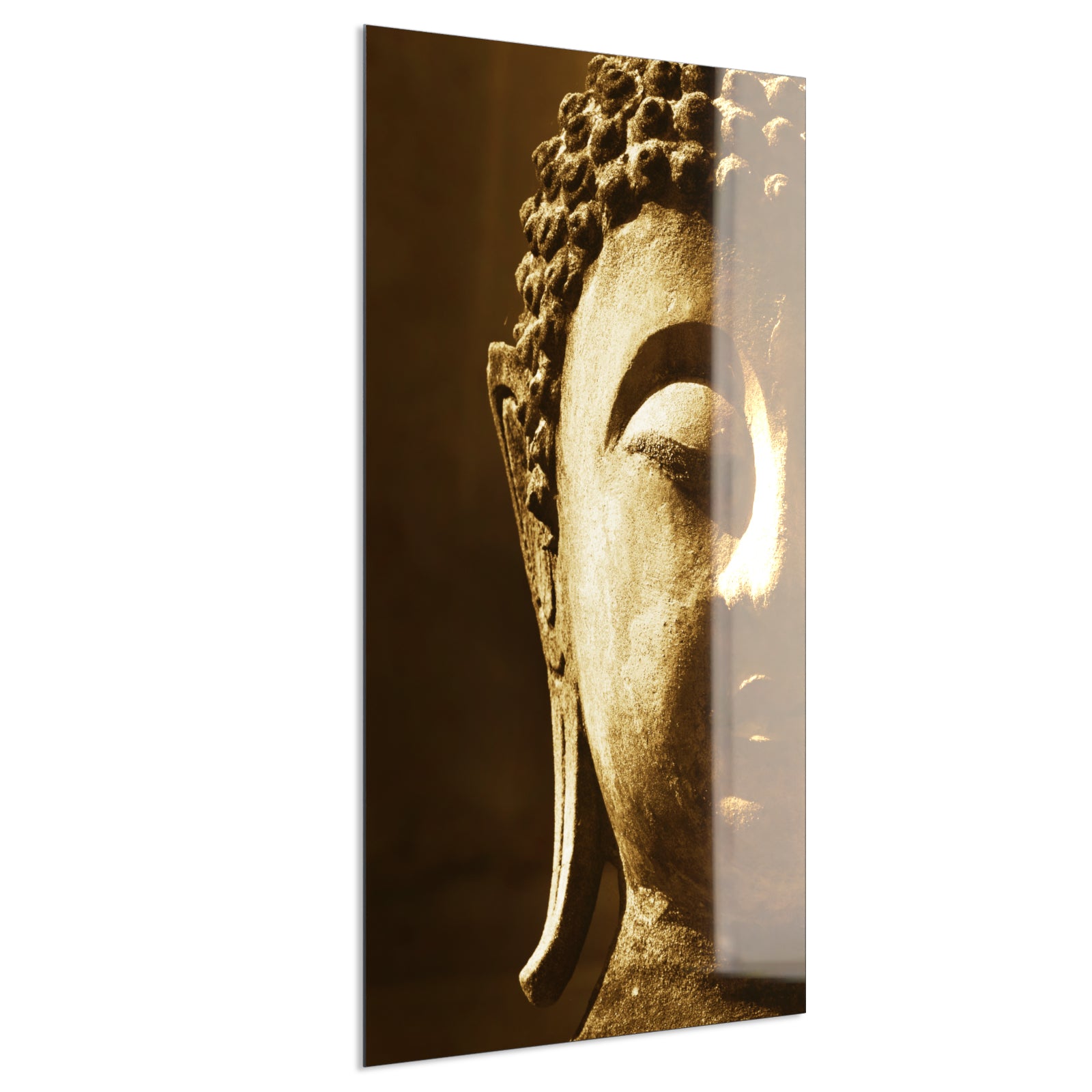 Deko Glas Wandbild Motiv 025H Buddha