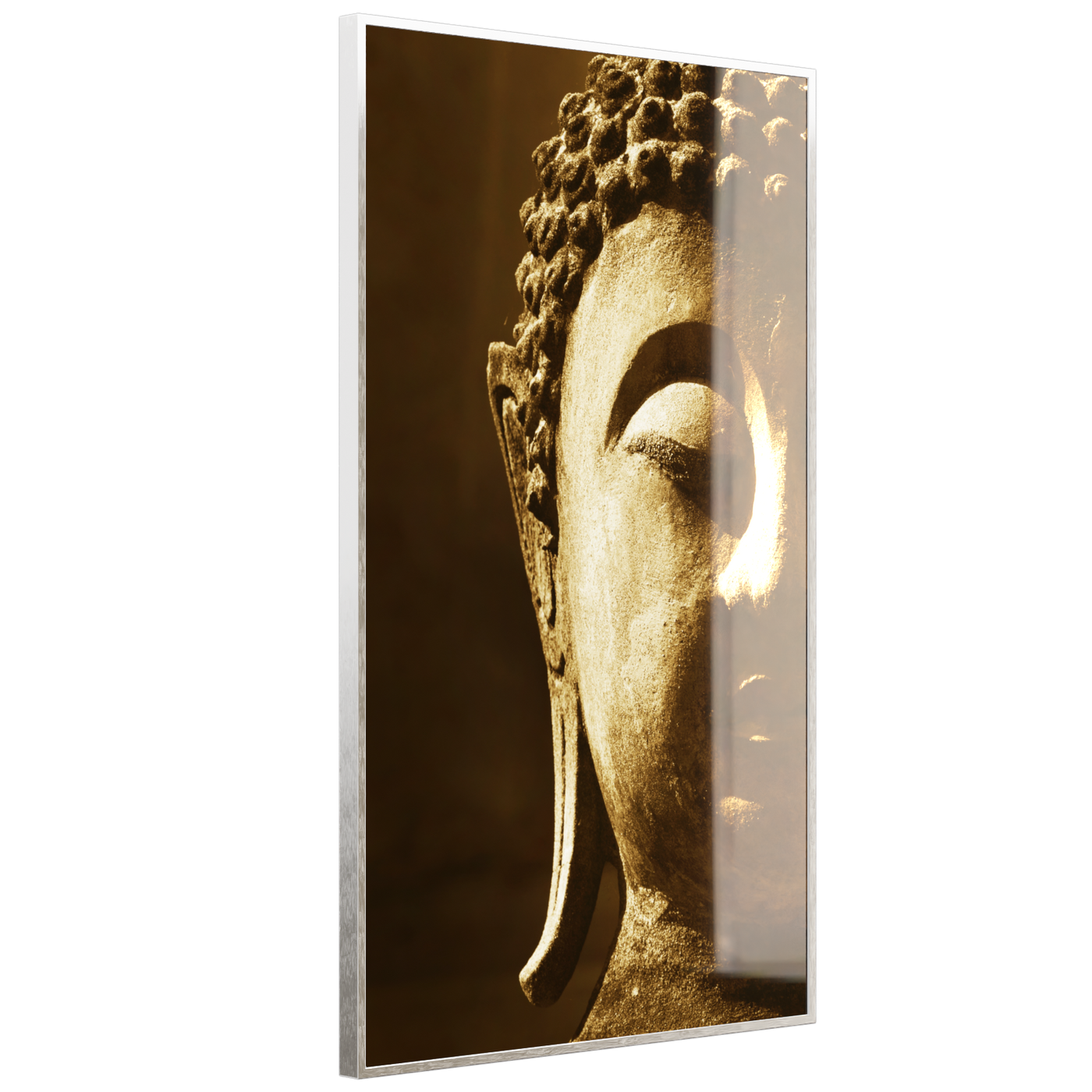 STEINFELD Deko Glas Wandbild Motiv 025H Buddha