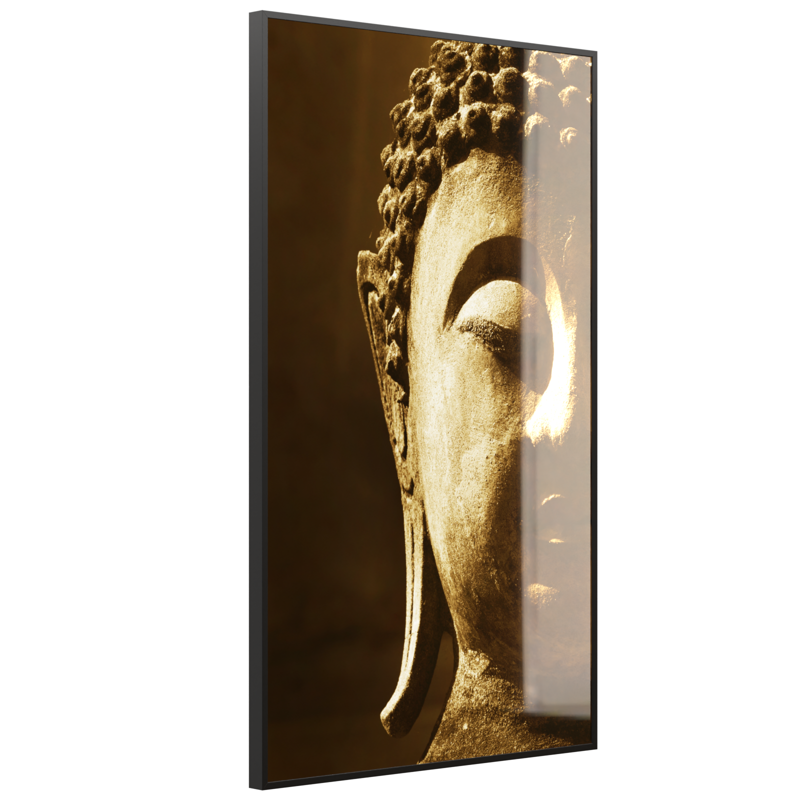 Deko Glas Wandbild Motiv 025H Buddha