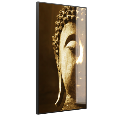 STEINFELD Deko Glas Wandbild Motiv 025H Buddha