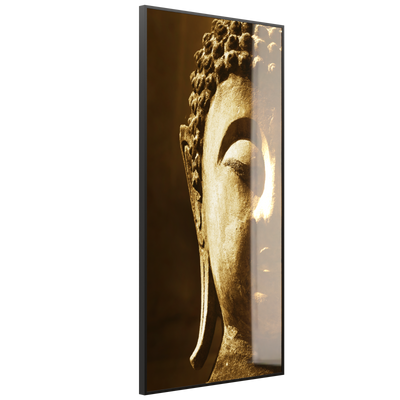 STEINFELD Deko Glas Wandbild Motiv 025H Buddha