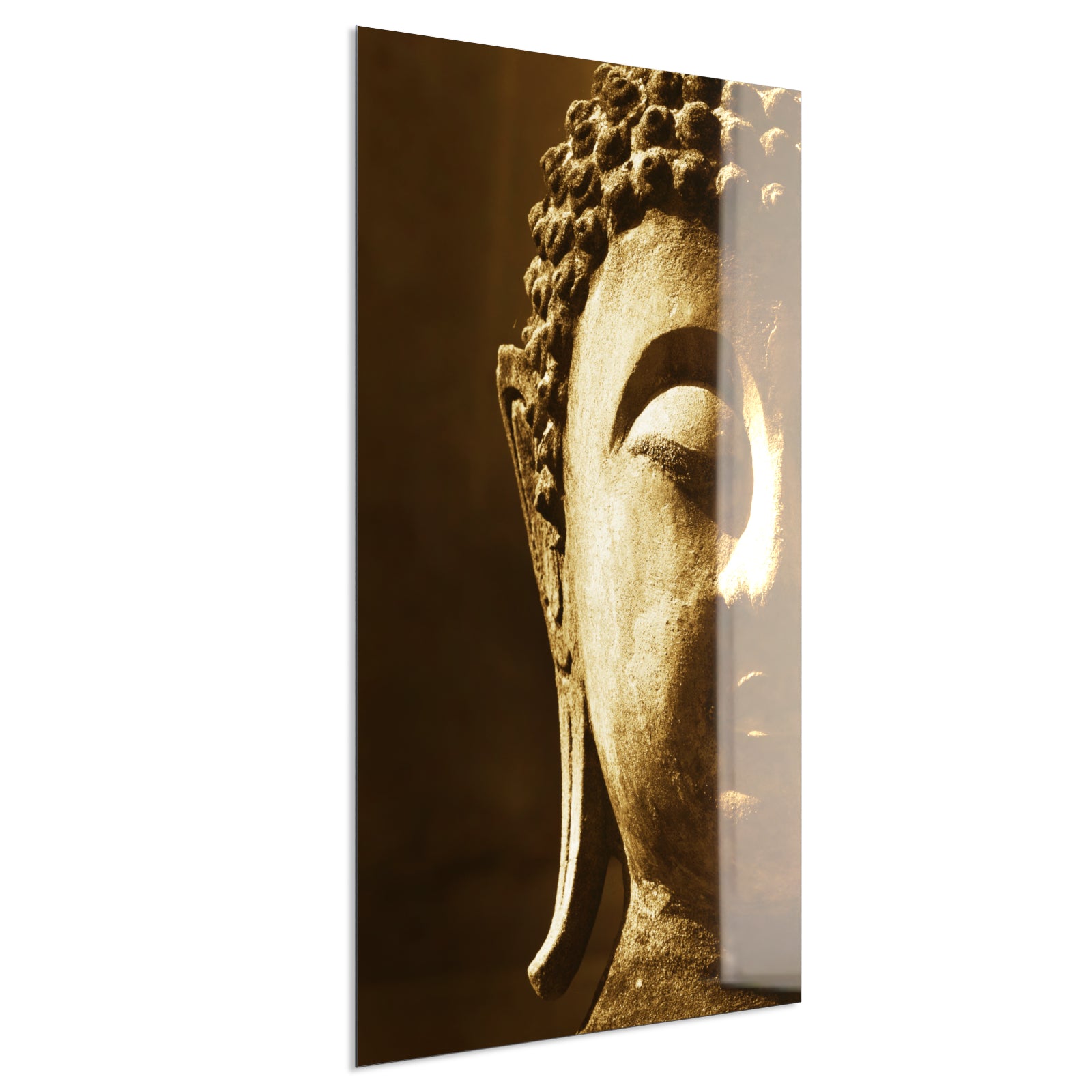 Deko Glas Wandbild Motiv 025H Buddha