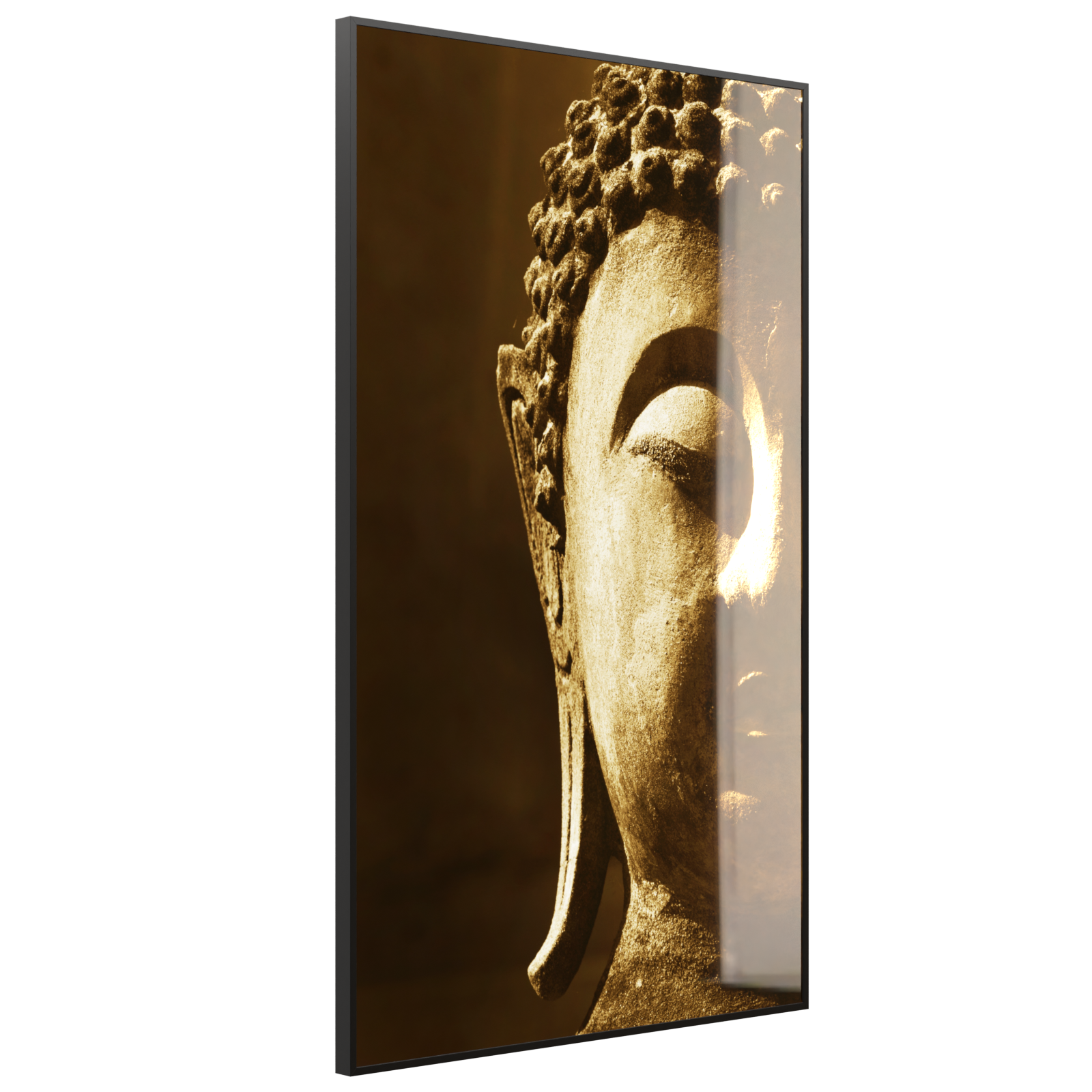 Deko Glas Wandbild Motiv 025H Buddha