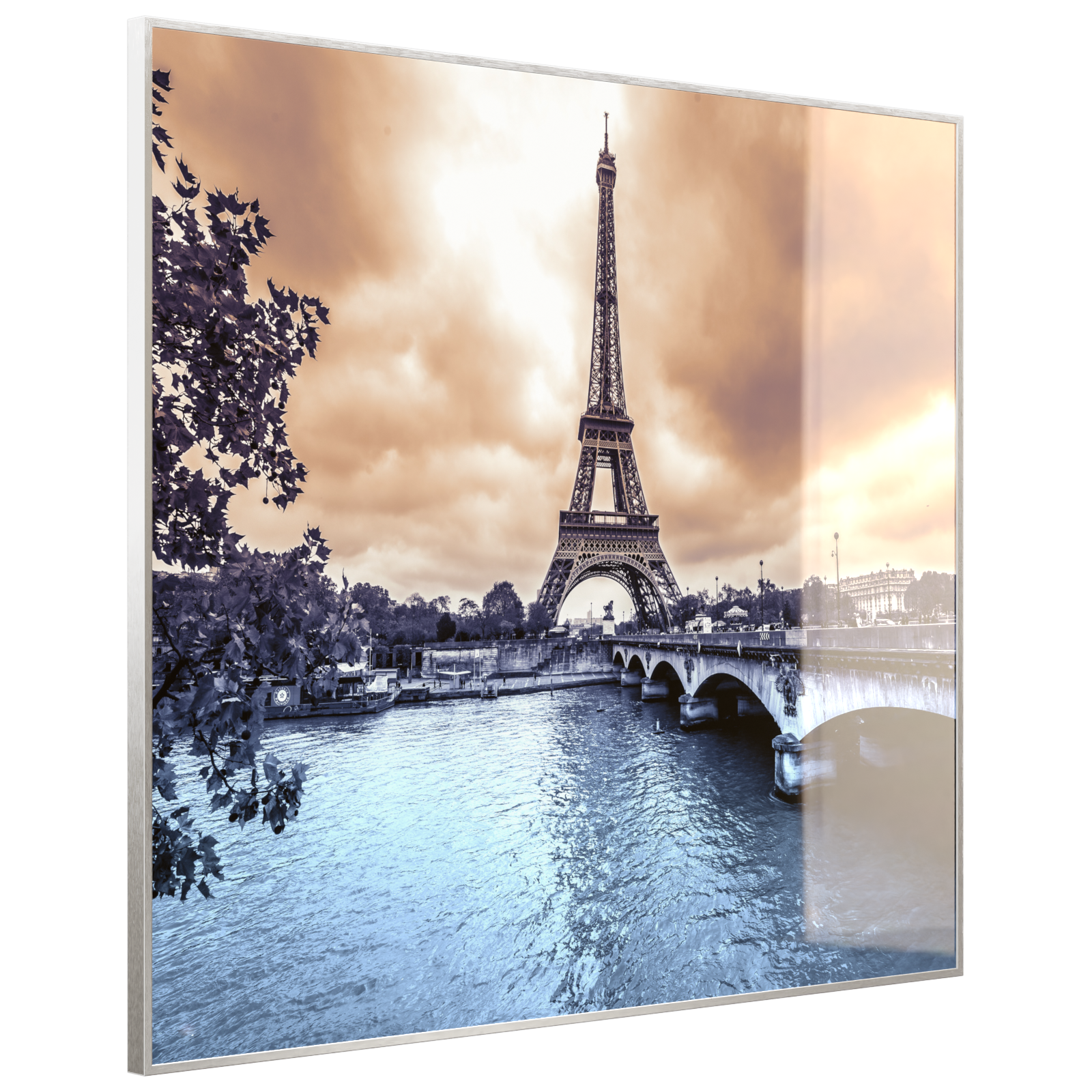Deko Glas Wandbild Motiv 027 Eiffelturm