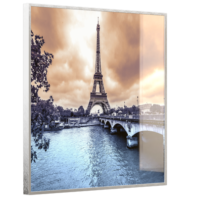 STEINFELD Deko Glas Wandbild Motiv 027 Eiffelturm