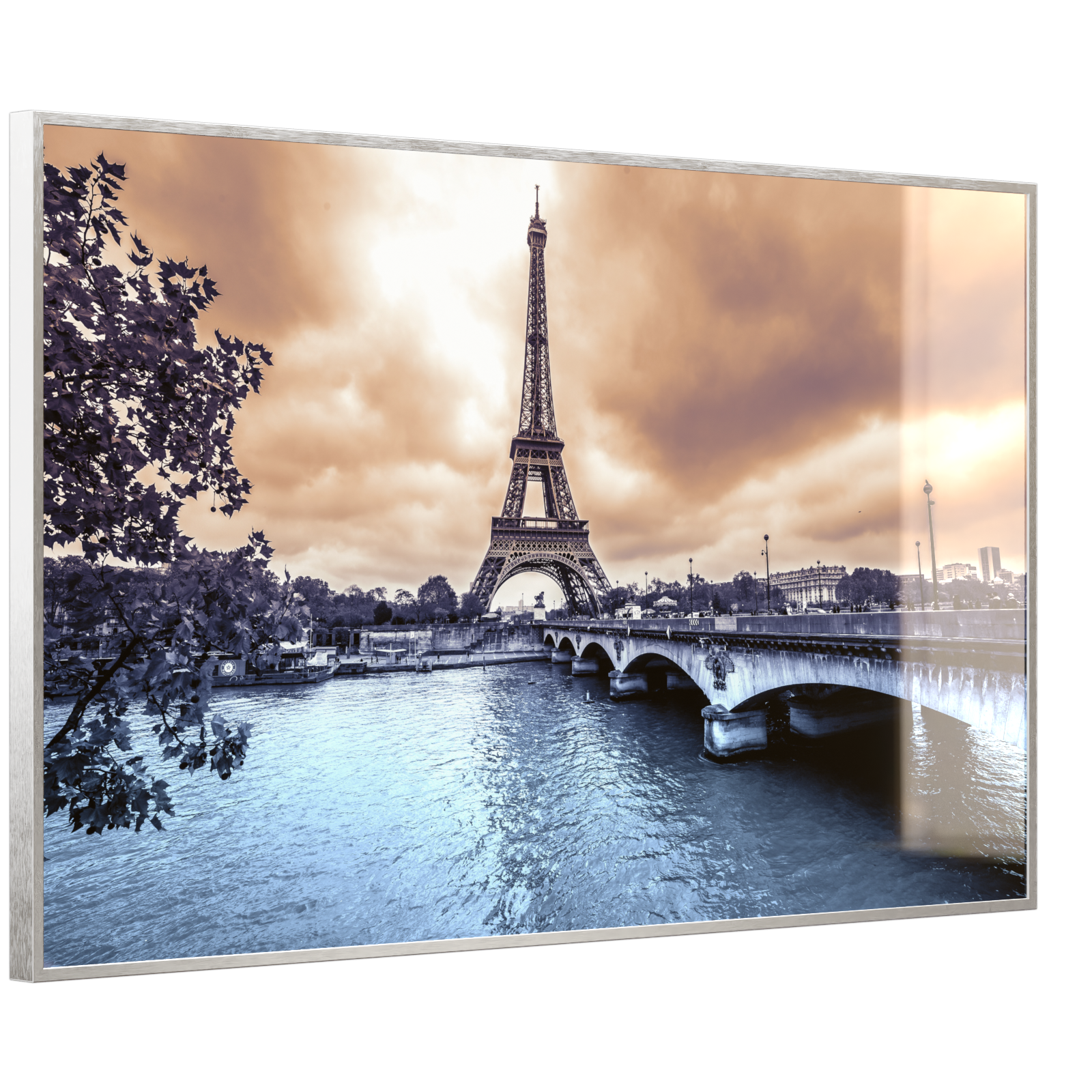 Deko Glas Wandbild Motiv 027 Eiffelturm