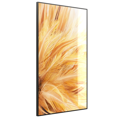 STEINFELD Deko Glas Wandbild Motiv 028H Federn