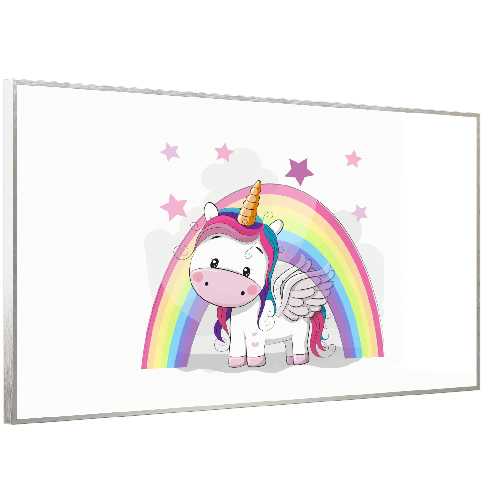 Deko Glas Wandbild Motiv 029 Einhorn