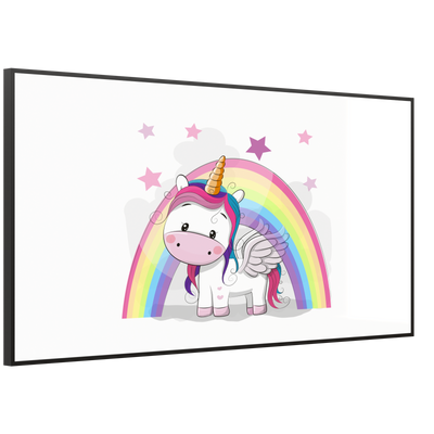 STEINFELD Deko Glas Wandbild Motiv 029 Einhorn