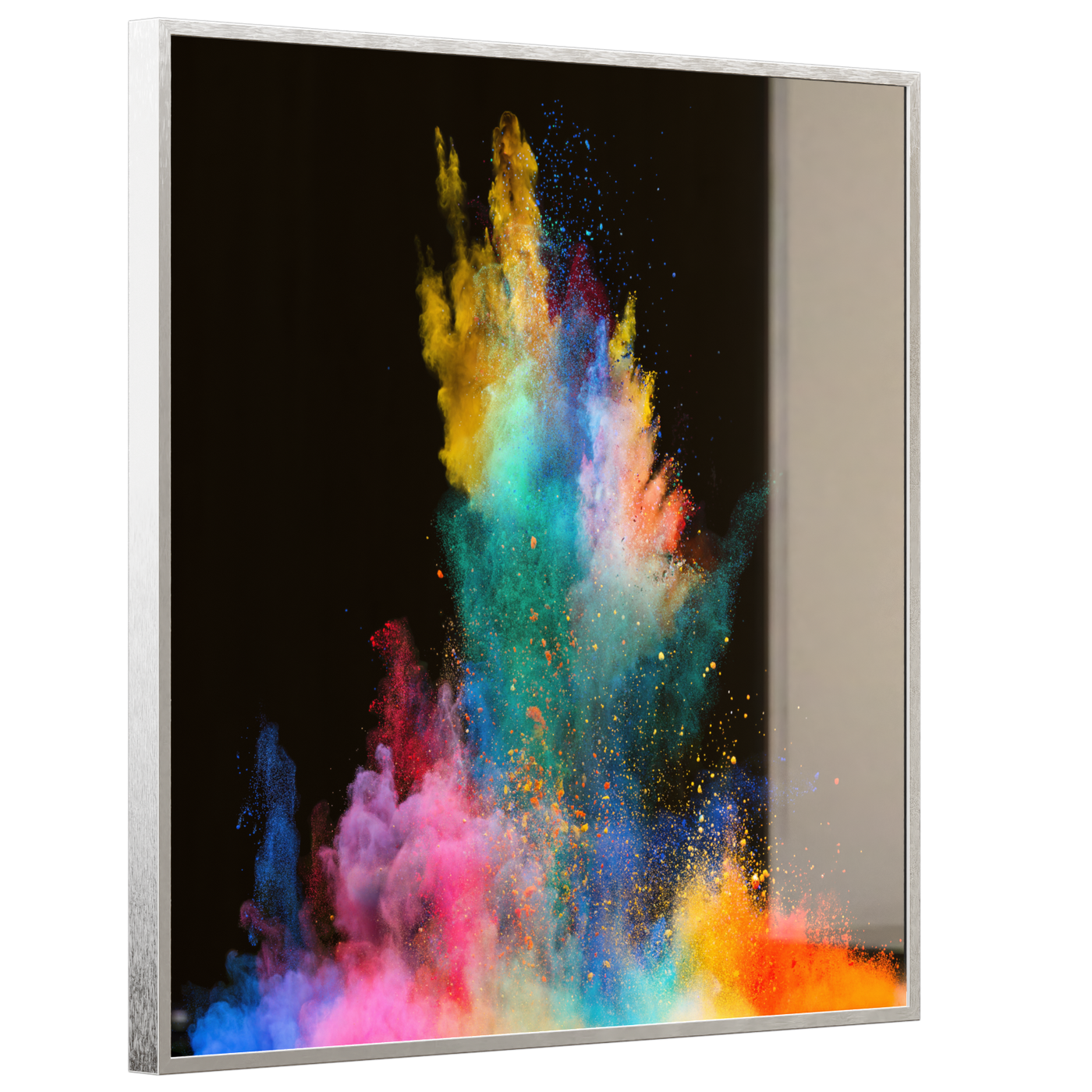 STEINFELD Deko Glas Wandbild Motiv 030 Farbexplosion