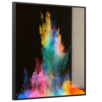 STEINFELD Deko Glas Wandbild Motiv 030 Farbexplosion