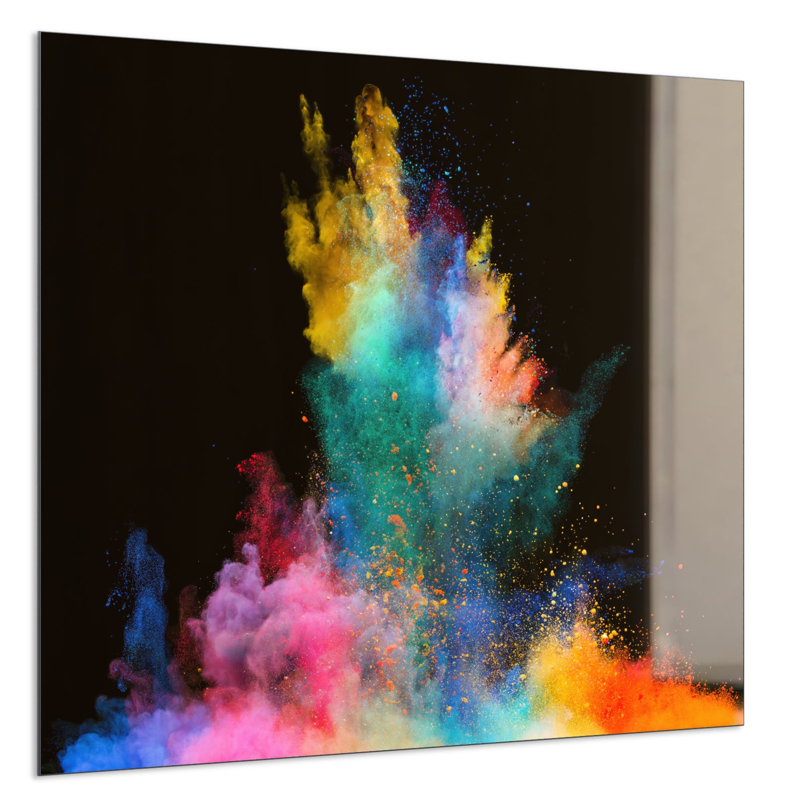 Deko Glas Wandbild Motiv 030 Farbexplosion