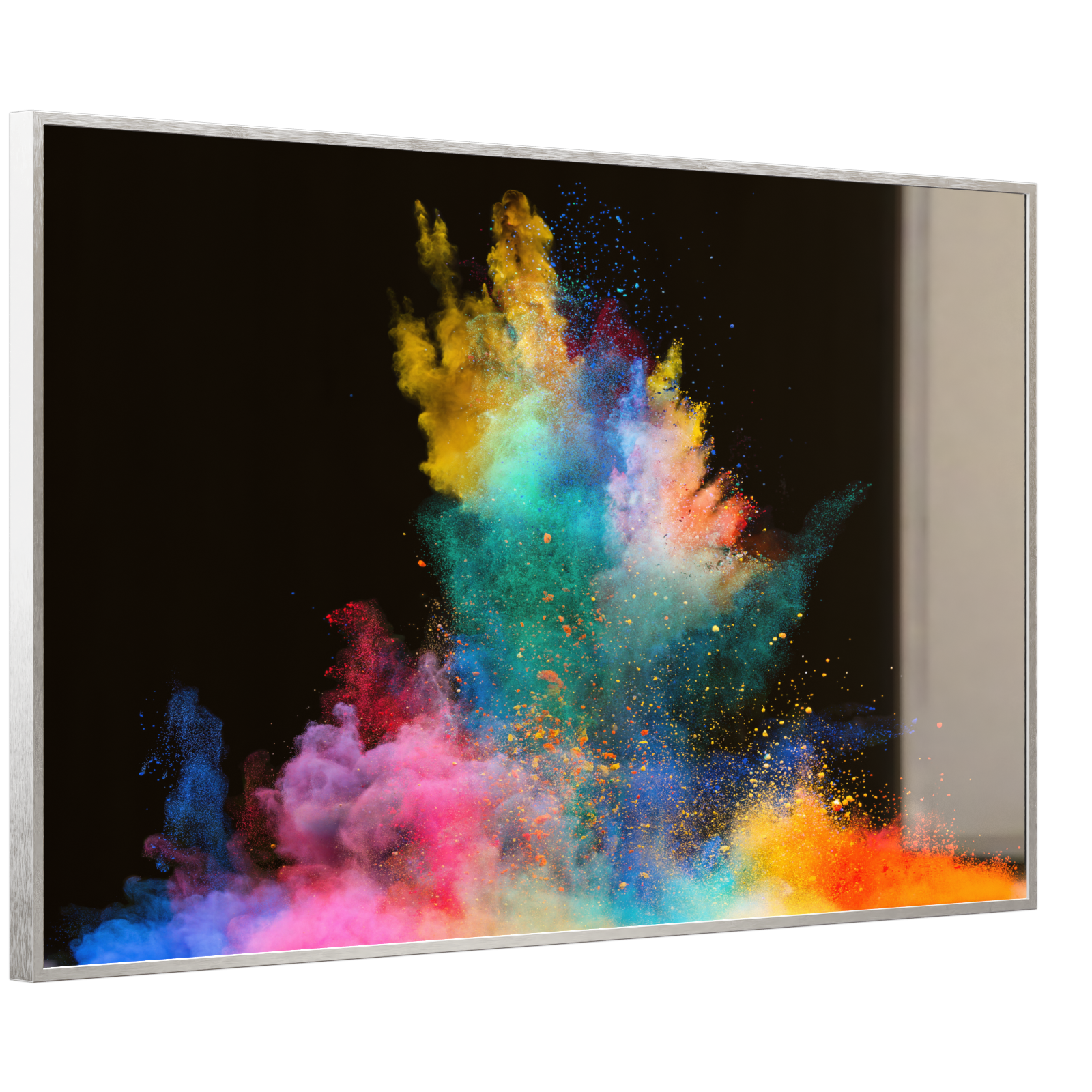 Deko Glas Wandbild Motiv 030 Farbexplosion