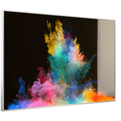 STEINFELD Deko Glas Wandbild Motiv 030 Farbexplosion