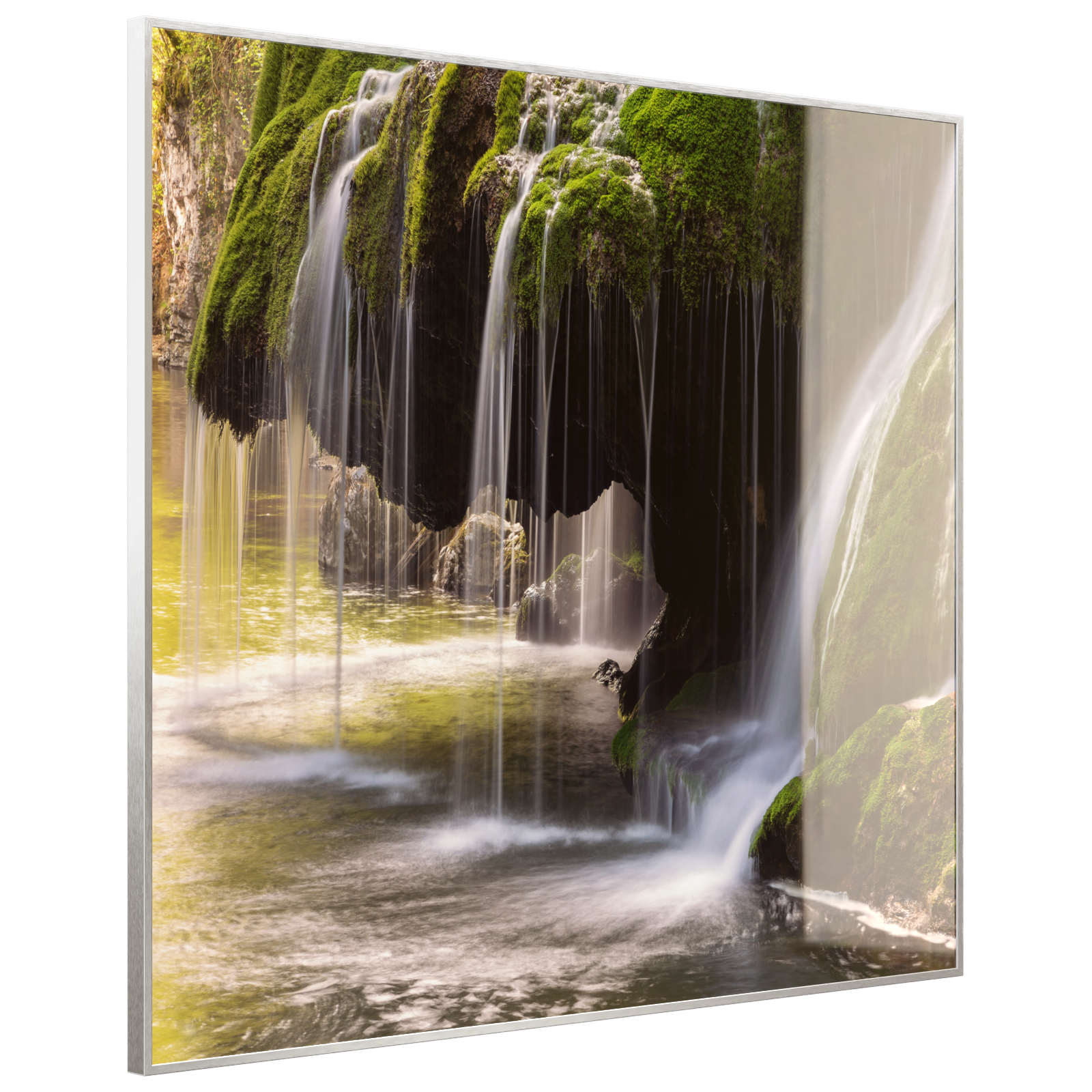 Deko Glas Wandbild Motiv 003 Wasserfall