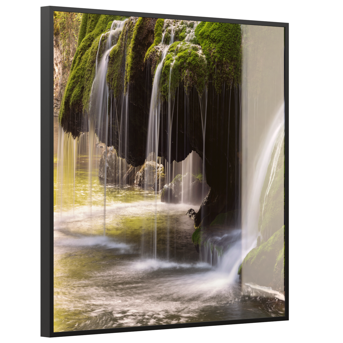 STEINFELD Deko Glas Wandbild Motiv 003 Wasserfall