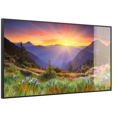 STEINFELD Deko Glas Wandbild Motiv 034 Sonnenuntergang