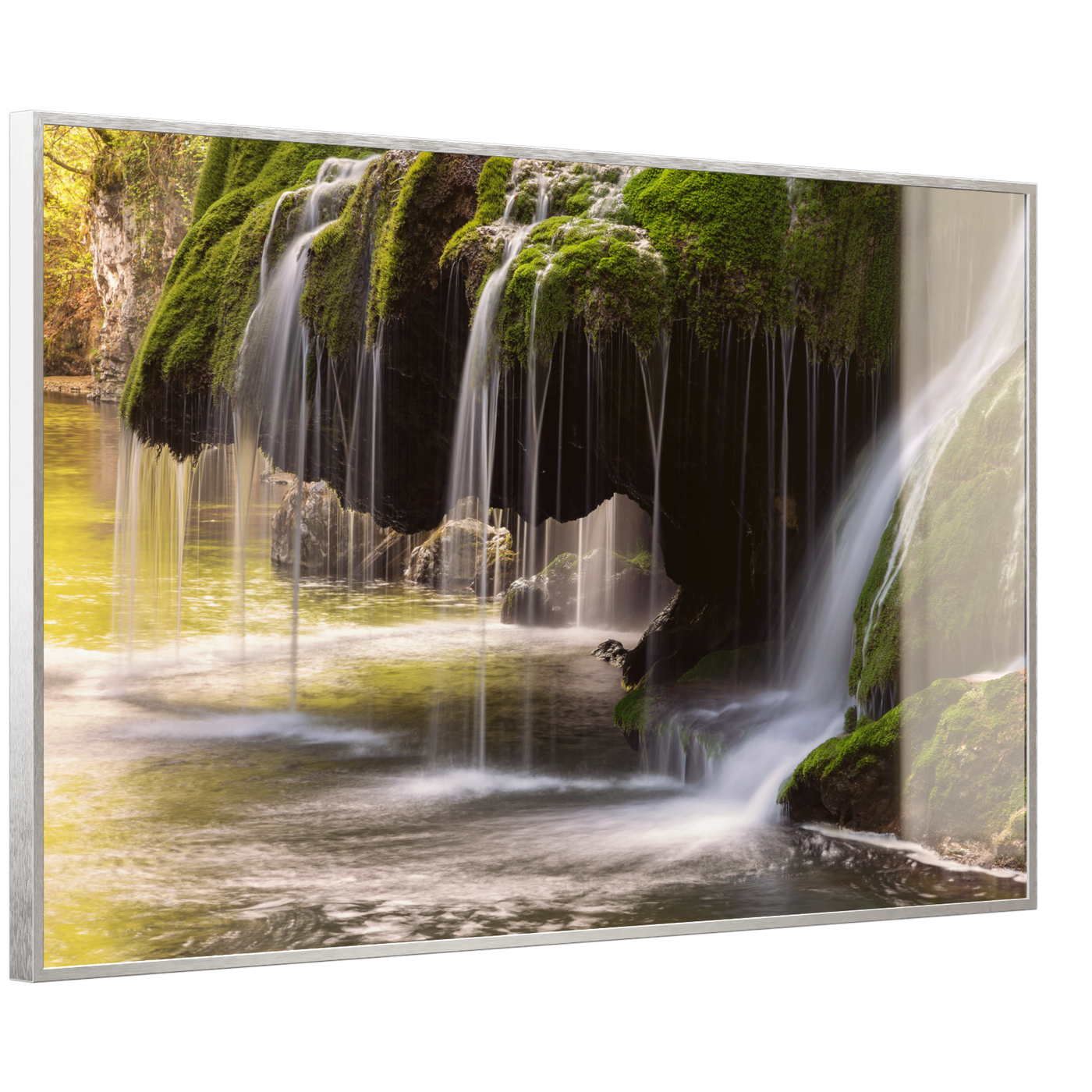 STEINFELD Deko Glas Wandbild Motiv 003 Wasserfall