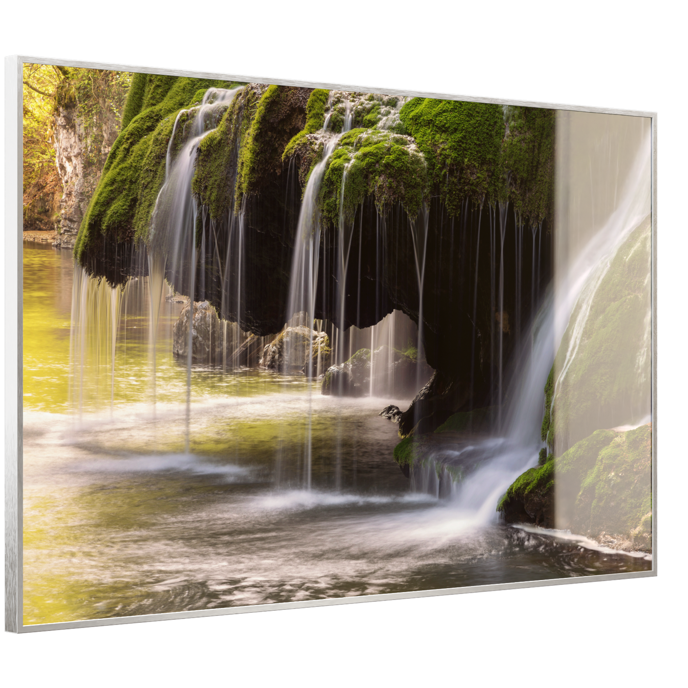 STEINFELD Deko Glas Wandbild Motiv 003 Wasserfall