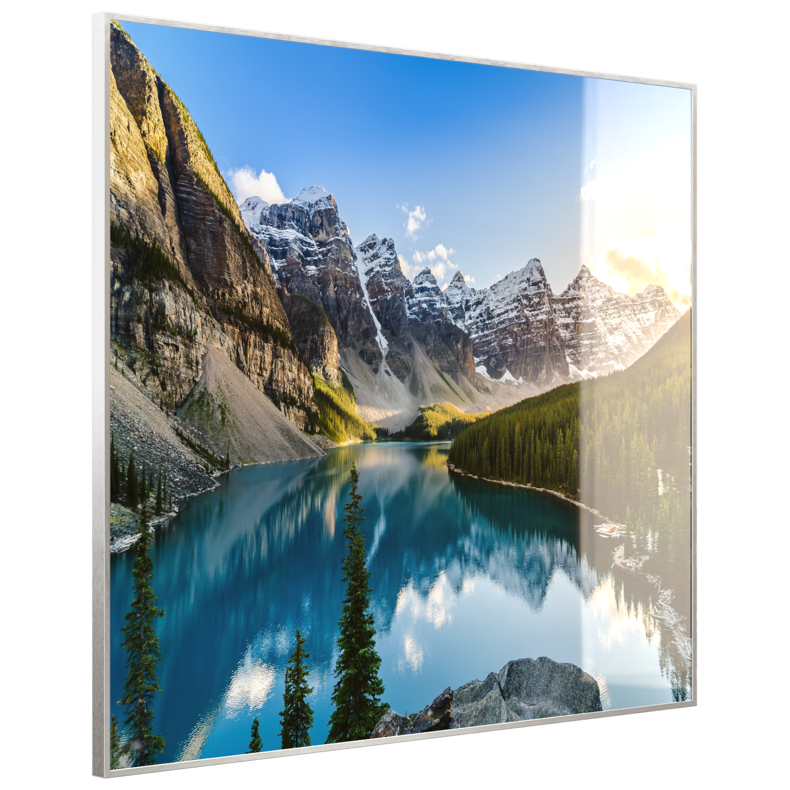 Deko Glas Wandbild Motiv 040 Rocky Mountains