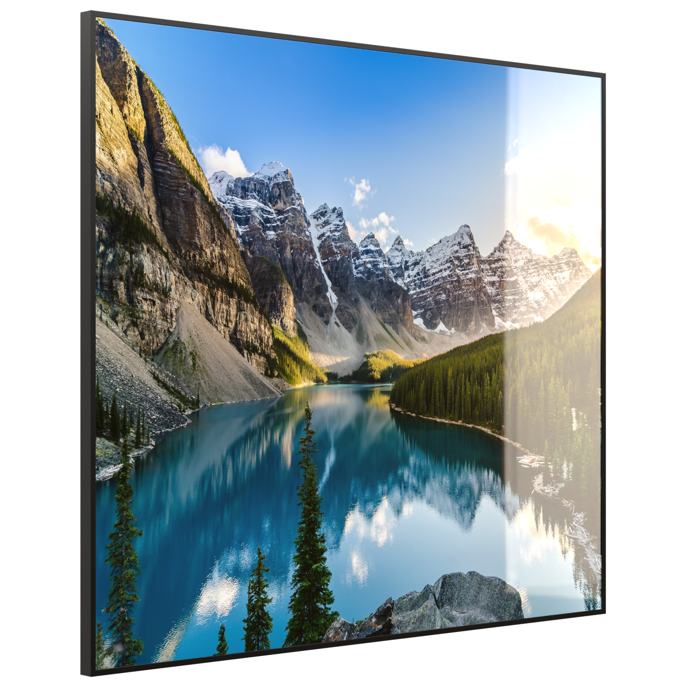 STEINFELD Deko Glas Wandbild Motiv 040 Rocky Mountains