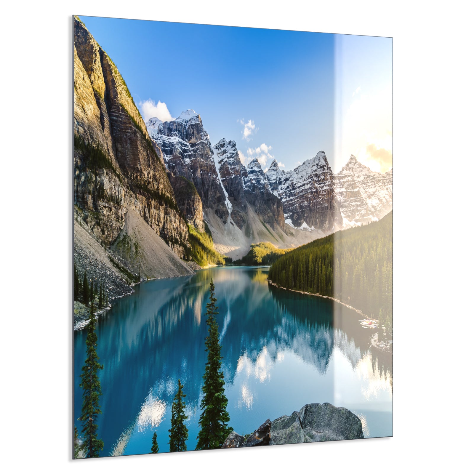 Deko Glas Wandbild Motiv 040 Rocky Mountains