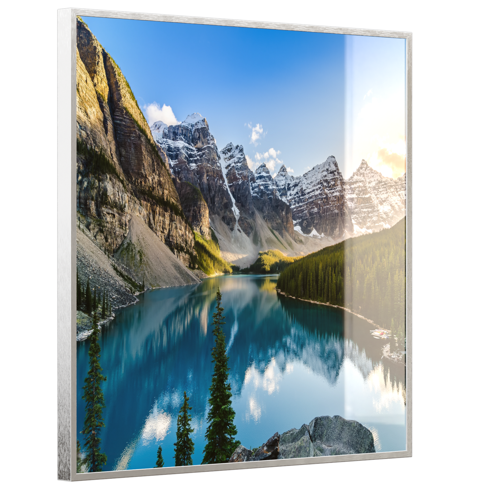 Deko Glas Wandbild Motiv 040 Rocky Mountains