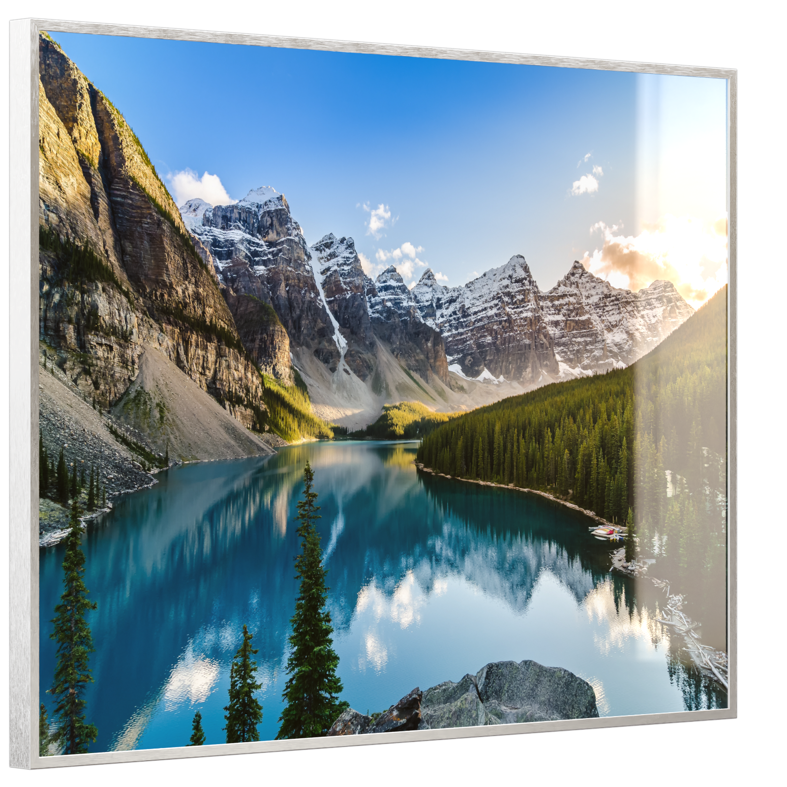 Deko Glas Wandbild Motiv 040 Rocky Mountains