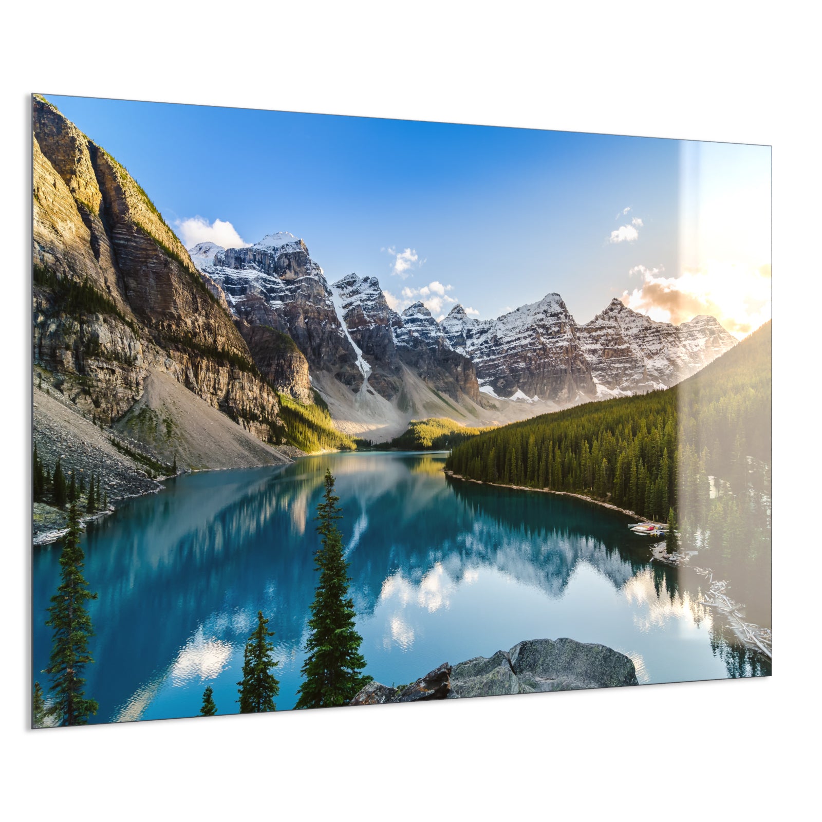 Deko Glas Wandbild Motiv 040 Rocky Mountains