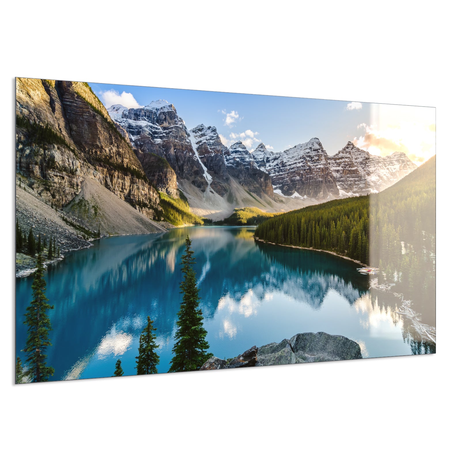 Deko Glas Wandbild Motiv 040 Rocky Mountains