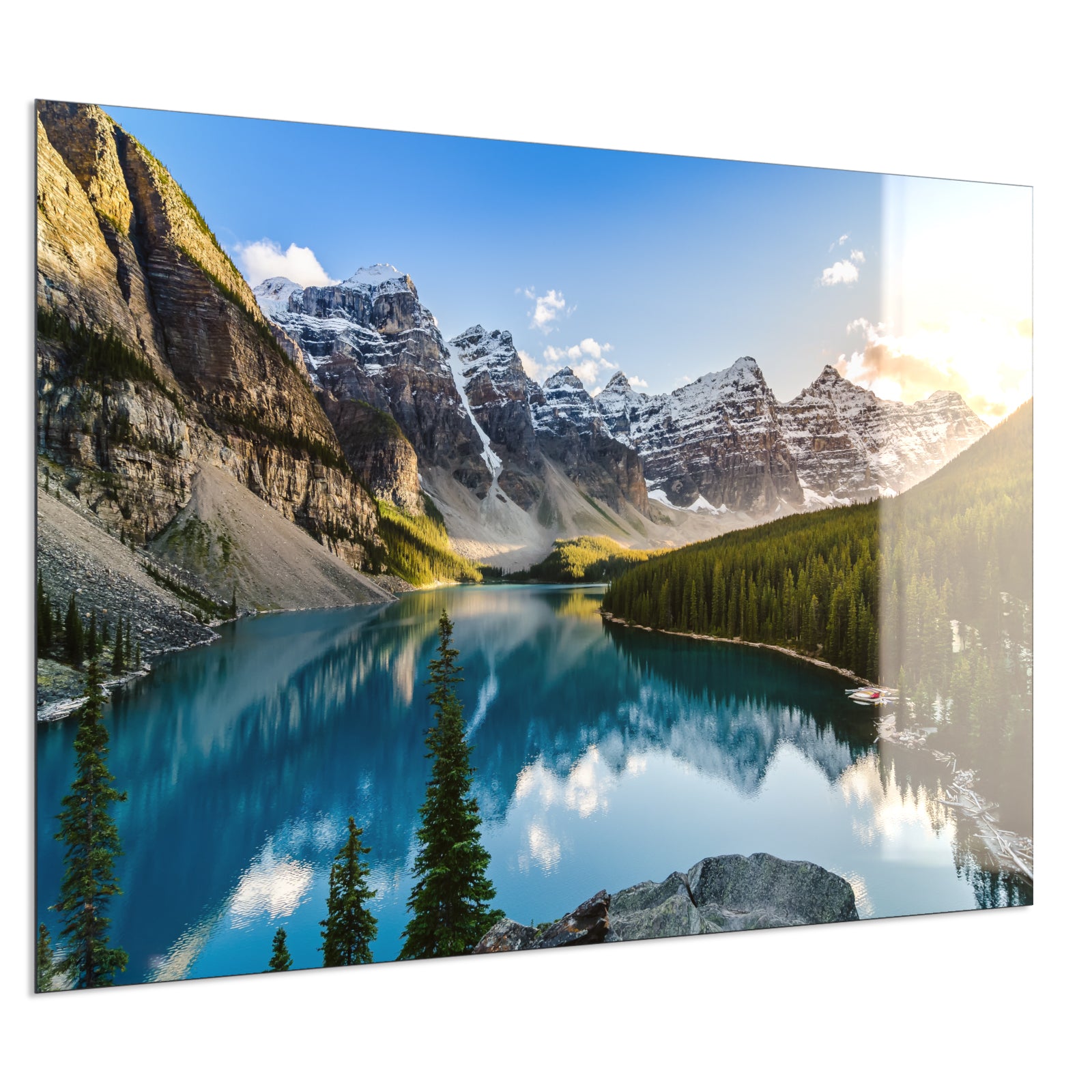 Deko Glas Wandbild Motiv 040 Rocky Mountains